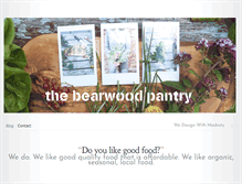 Tablet Screenshot of bearwoodpantry.com